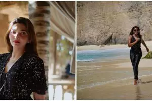 8 Potret Ashanty dengan kulit tanned di pantai Bali, jadi sorotan