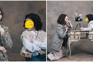 10 Pemotretan terbaru Ayu Ting Ting tema klasik, bajunya bikin salfok