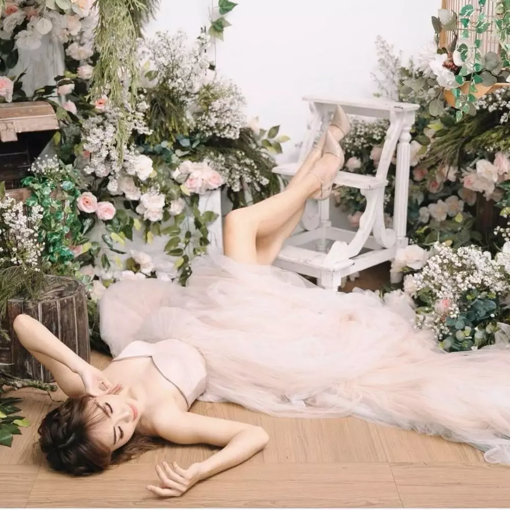 Gaya pemotretan Steffi eks Cherrybelle © 2020 brilio.net