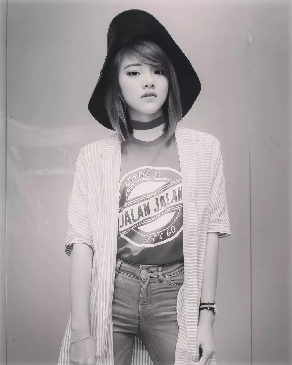 Gaya pemotretan Steffi eks Cherrybelle © 2020 brilio.net