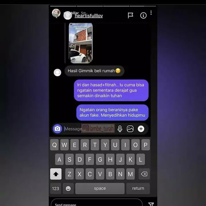 Billar dikatain gimmick © Instagram Billar dikatain gimmick © Instagram