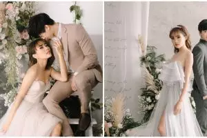 Sempat tertunda, ini 10 momen pernikahan Steffy eks Cherrybelle