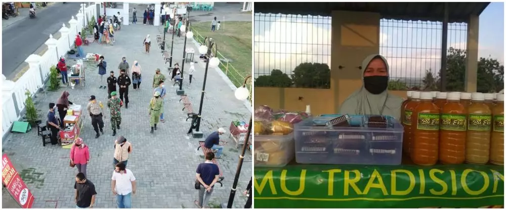 Liputan Pasar Covid Jambidan © 2020 brilio.net Liputan Pasar Covid Jambidan © 2020 brilio.net