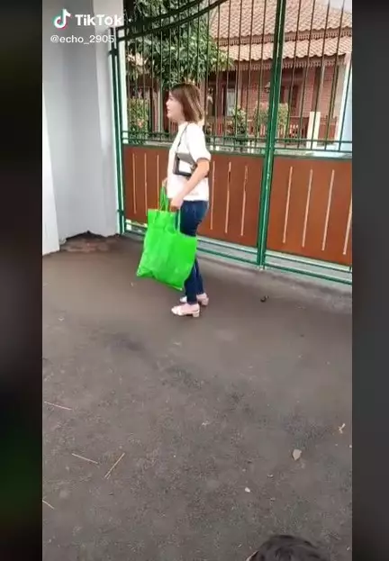 Viral video syuting Amanda Manopo © TikTok