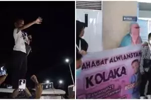 10 Momen Alwiansyah pulang kampung ke Kolaka, dikawal polisi