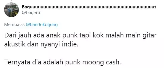 Cuitan salah lihat anak punk © 2020 Twitter