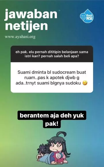 Curhatan suami salah beli titipan © 2020 Instagram