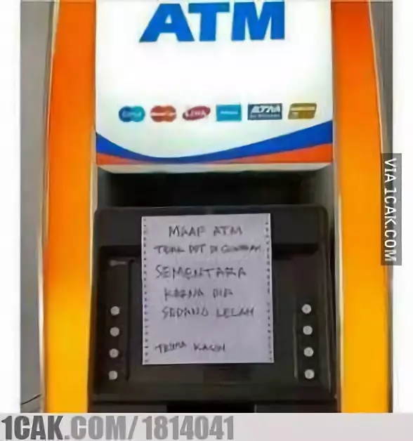tulisan atm rusak lucu © Berbagai Sumber