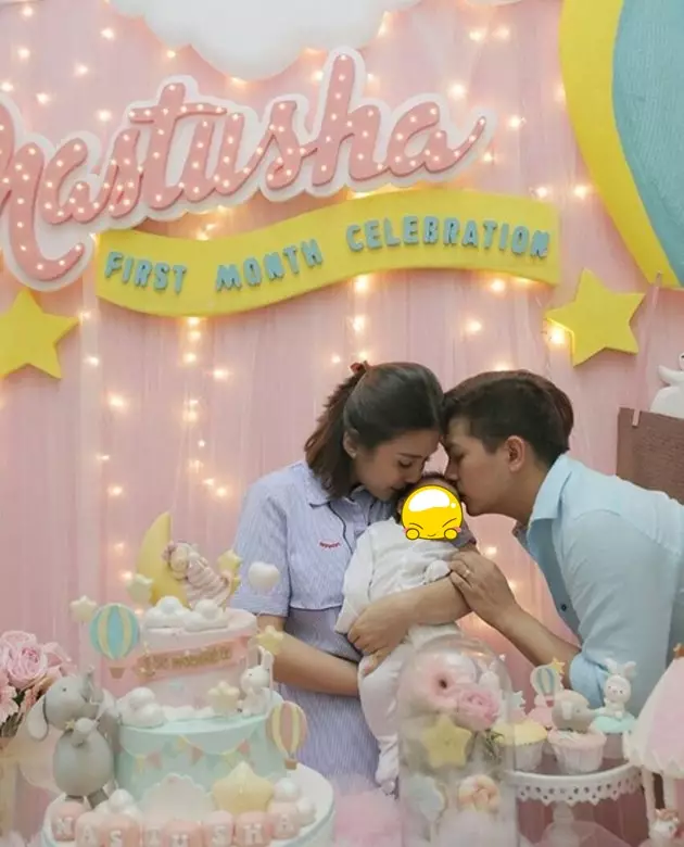 perayaan usia genap 1 bulan © 2020 brilio.net
