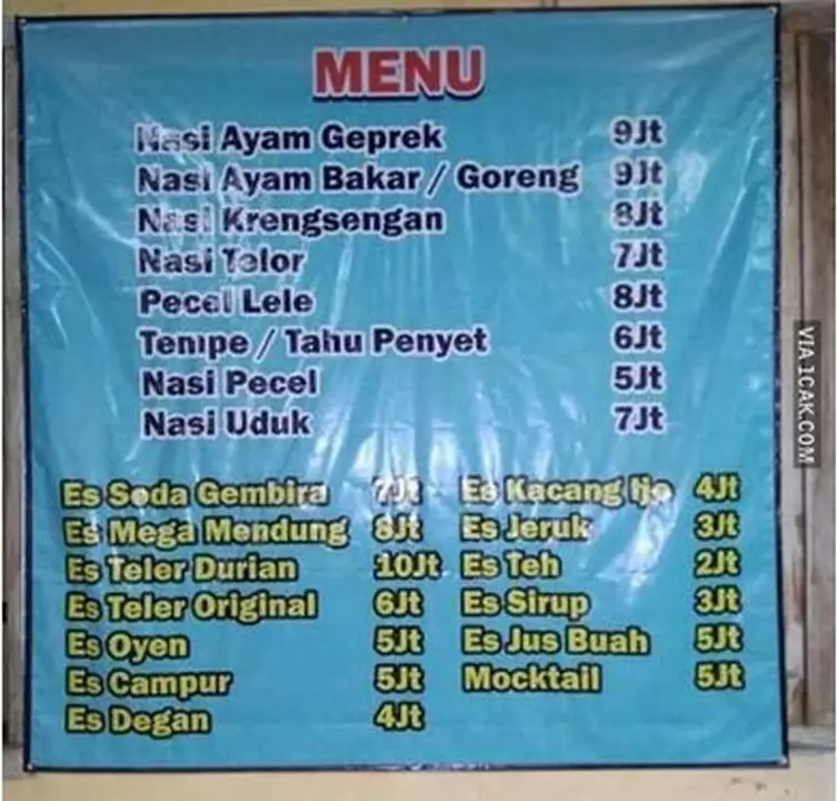 pedagang jus lucu © 2020 brilio.net