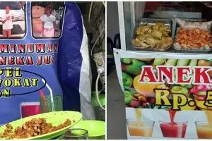 10 Tulisan lucu pedagang jus ini bikin pembeli gagal paham