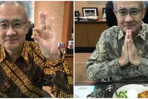 Aksi Dubes Jepang pakai masker saat makan siang ini jadi sorotan, unik