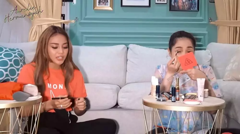 Nagita-Aurel makeup © YouTube