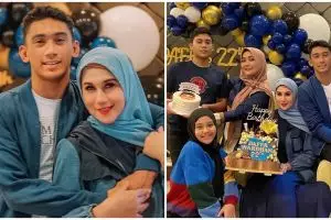10 Momen perayaan ultah Daffa Wardhana, dirayakan bersama keluarga