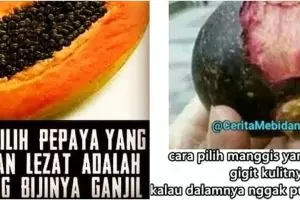 10 Cara nyeleneh memilih buah ini absurd tapi kocak