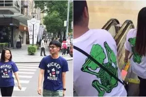 10 Momen absurd pasangan pakai baju couple, gagal so sweet