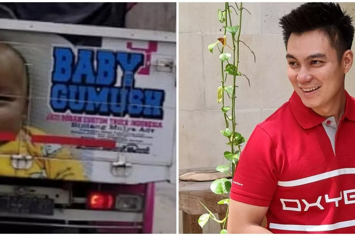 Wajah Kiano dipasang di bak truk, reaksi Baim Wong jadi sorotan