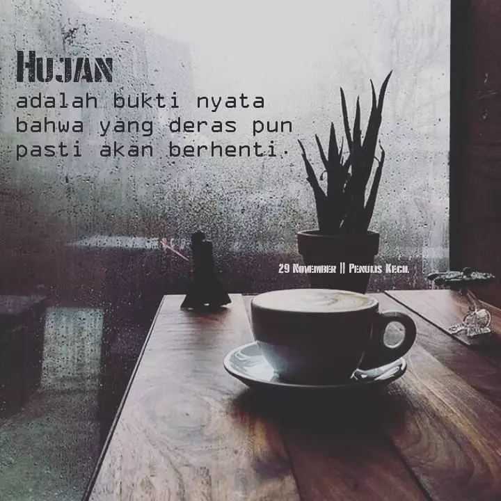 Kata-kata bagus tentang hujan © 2020 brilio.net/ Instagram