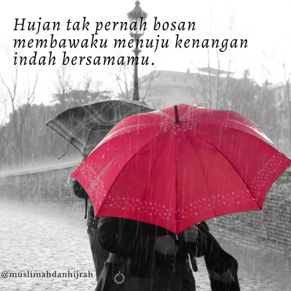 Kata-kata bagus tentang hujan © 2020 brilio.net/ Instagram