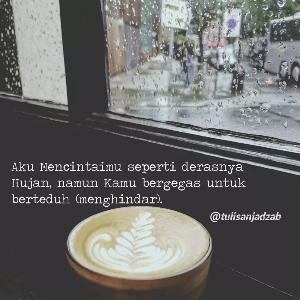 Kata-kata bagus tentang hujan © 2020 brilio.net/ Instagram