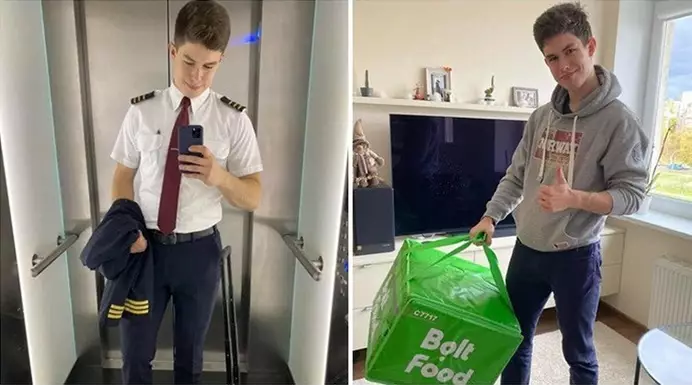 Pilot jadi kurir makanan © 2020 brilio.net Pilot jadi kurir makanan © 2020 brilio.net