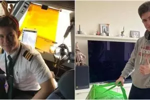 Tambah penghasilan saat pandemi, pilot ini jadi kurir makanan