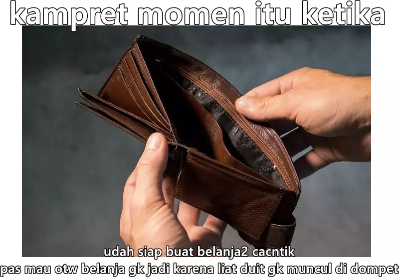 meme duit paspasan Berbagai sumber