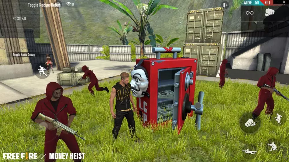 Free Fire x Money Heist © 2020 brilio.net