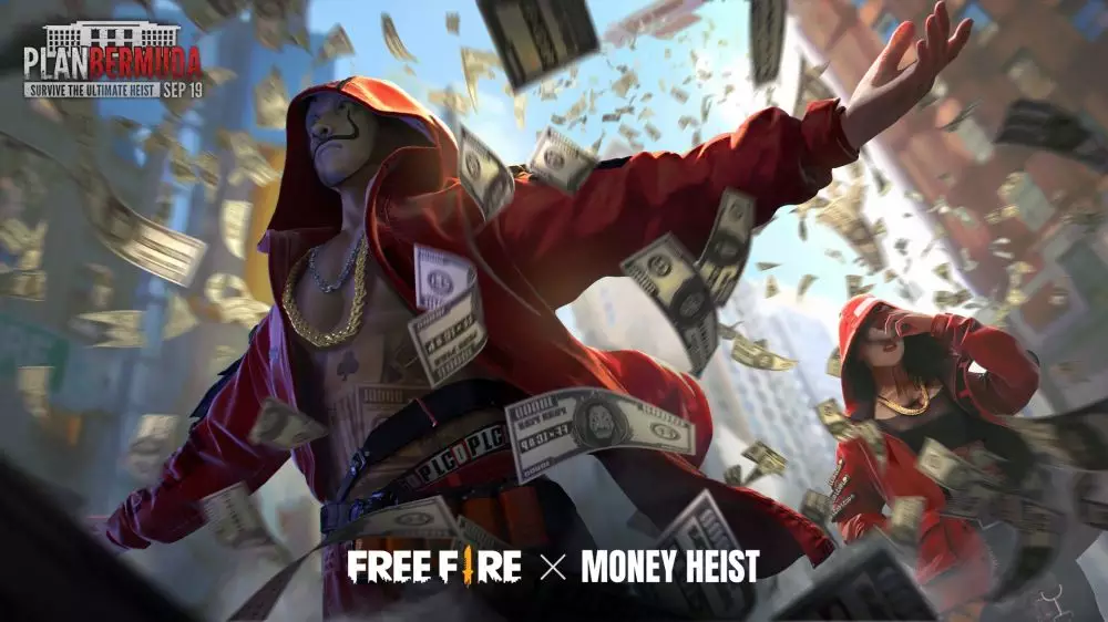 Free Fire x Money Heist © 2020 brilio.net