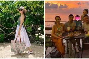 10 Momen liburan Cathy Sharon & Julie Estelle bareng pasangan di Bali