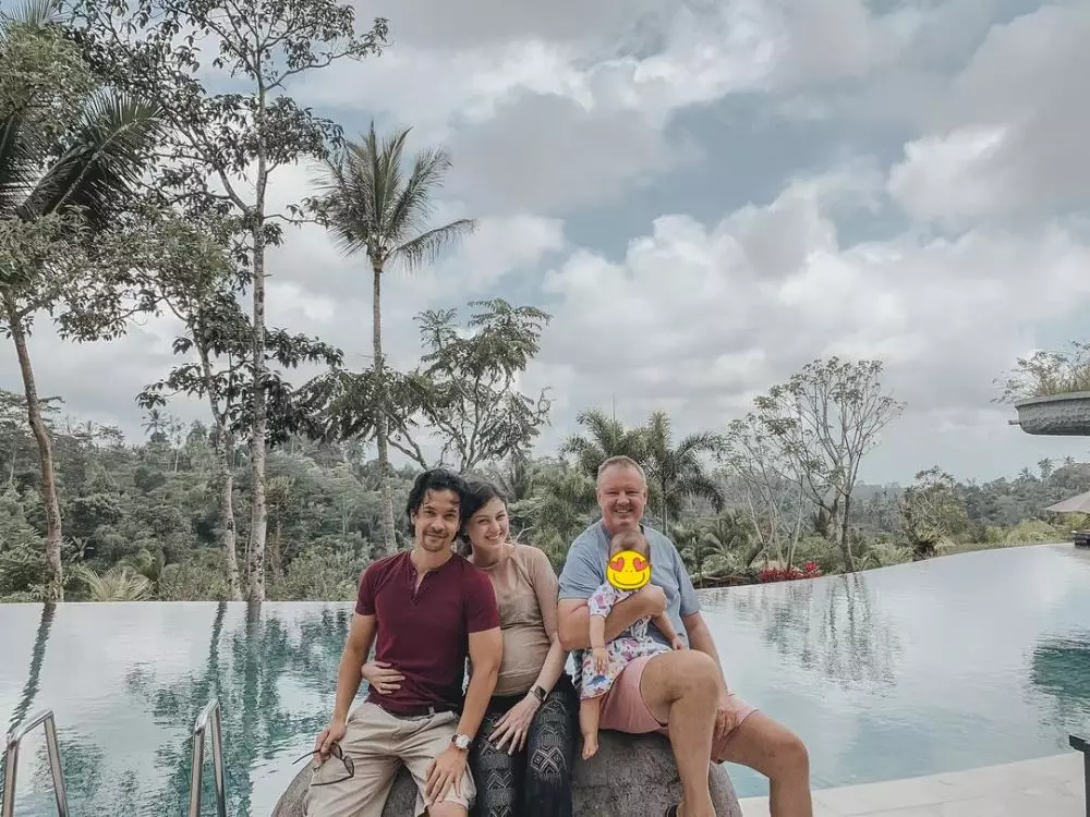 Kimberly Ryder dan ayah bulenya © Instagram