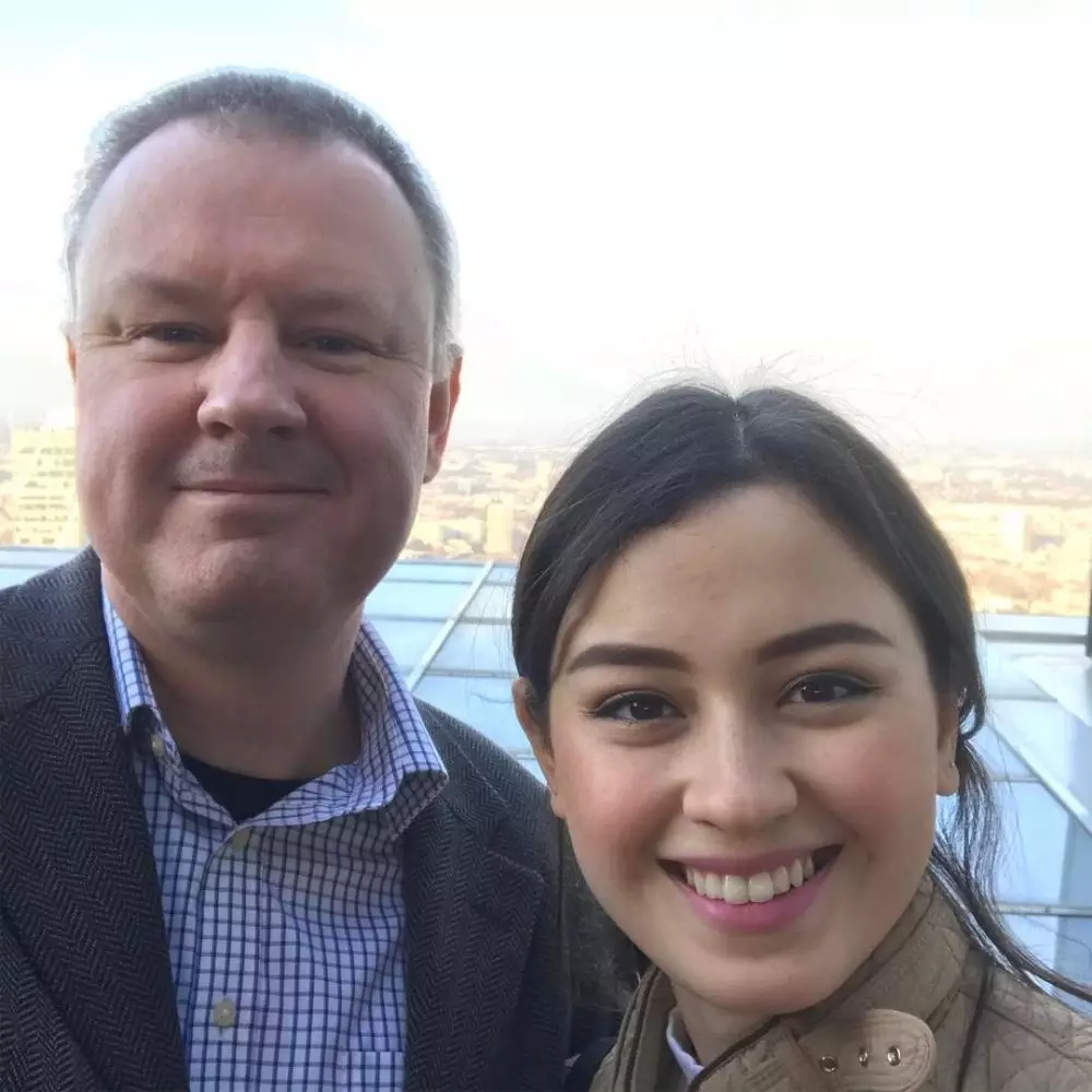 Kimberly Ryder dan ayah bulenya © Instagram