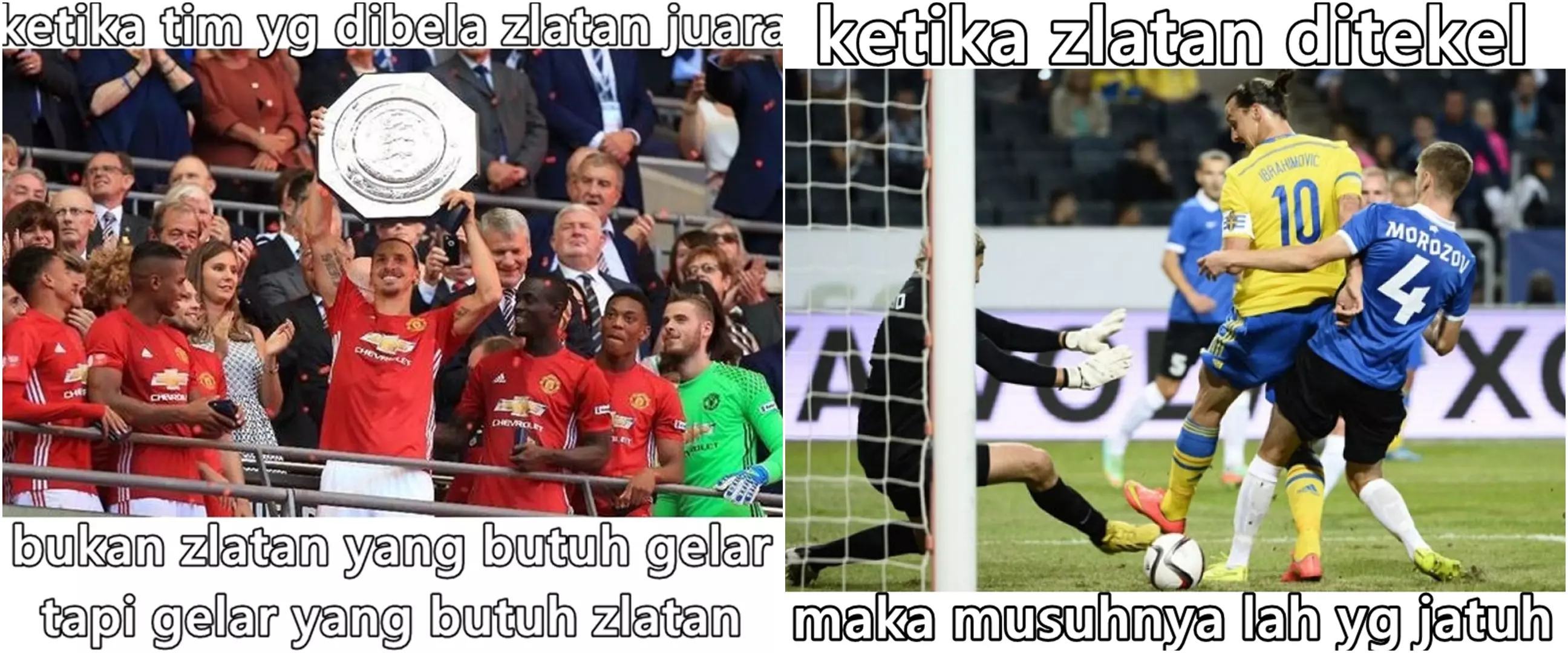10 Meme kocak Zlatan Ibrahimovic ala warganet, bikin geleng kepala