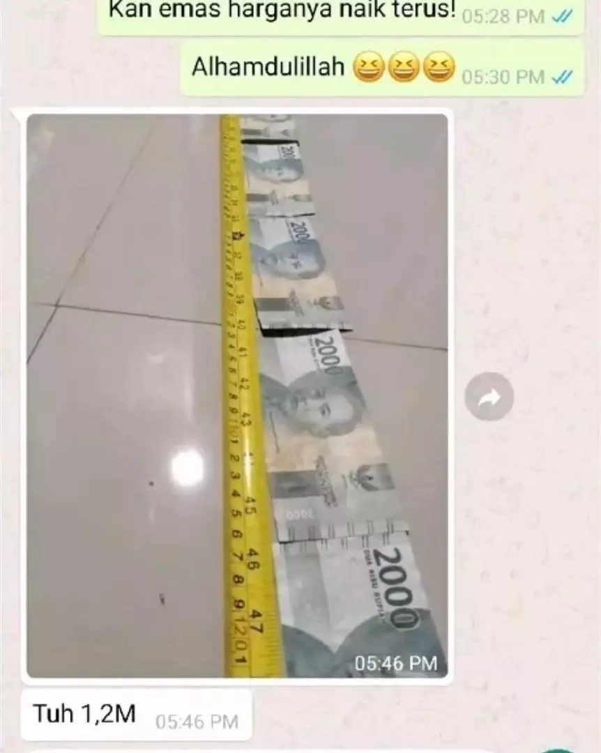 chat bapak anak kocak © Instagram