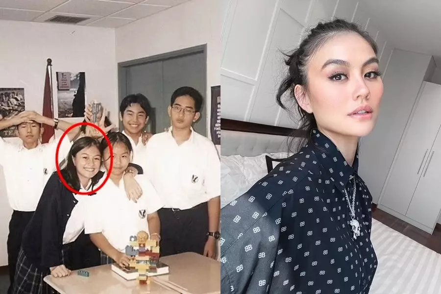 Potret penyanyi cantik saat sekolah dan kini © Instagram