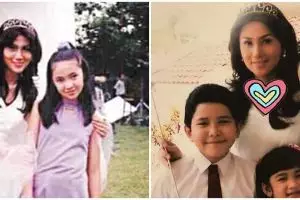 Marshanda dan Marini Zumarnis 'Bidadari' reuni, gayanya jadi sorotan