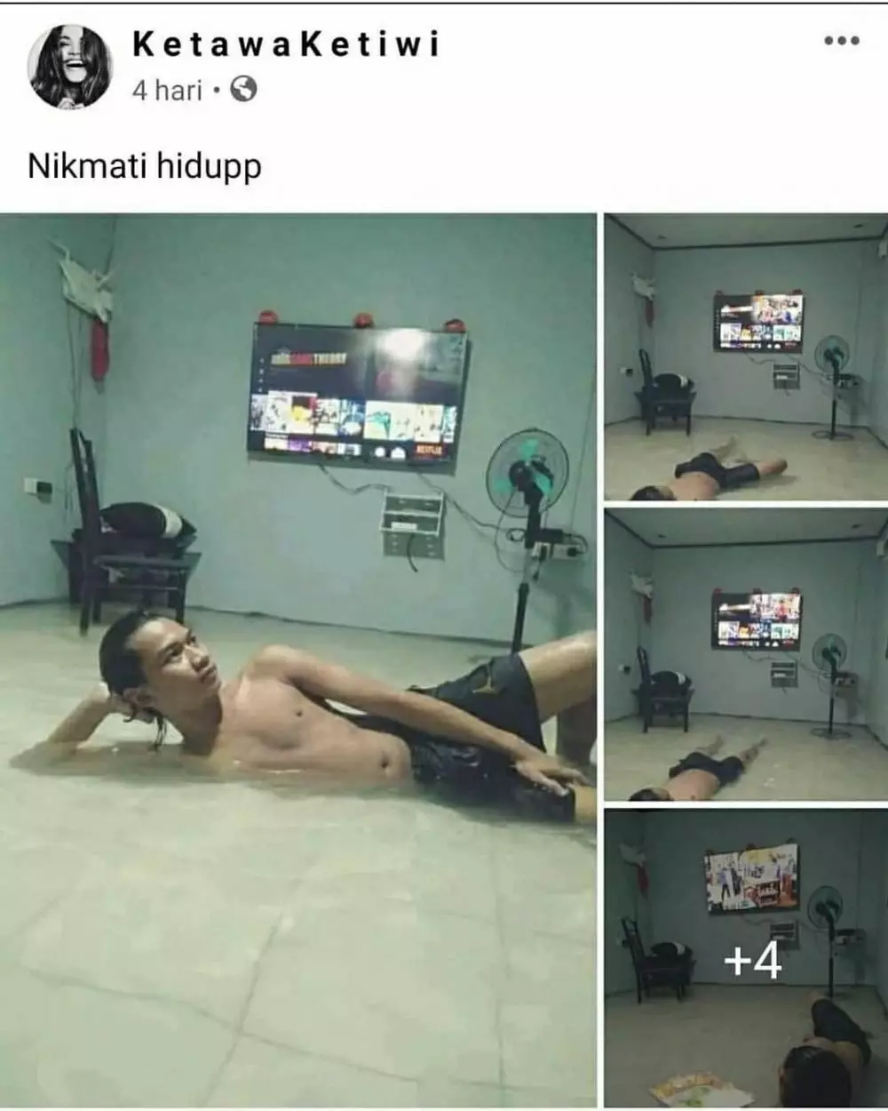 aksi kreatif hadapi banjir © Berbagai Sumber aksi kreatif hadapi banjir © Berbagai Sumber