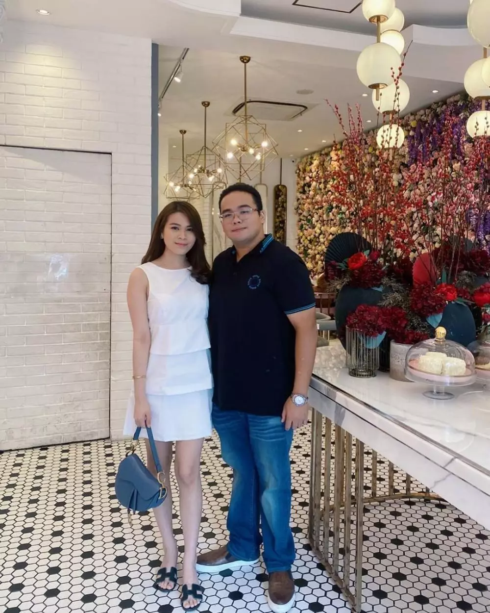 Potret mesra Fritz Hutapea dan pacar  © Instagram