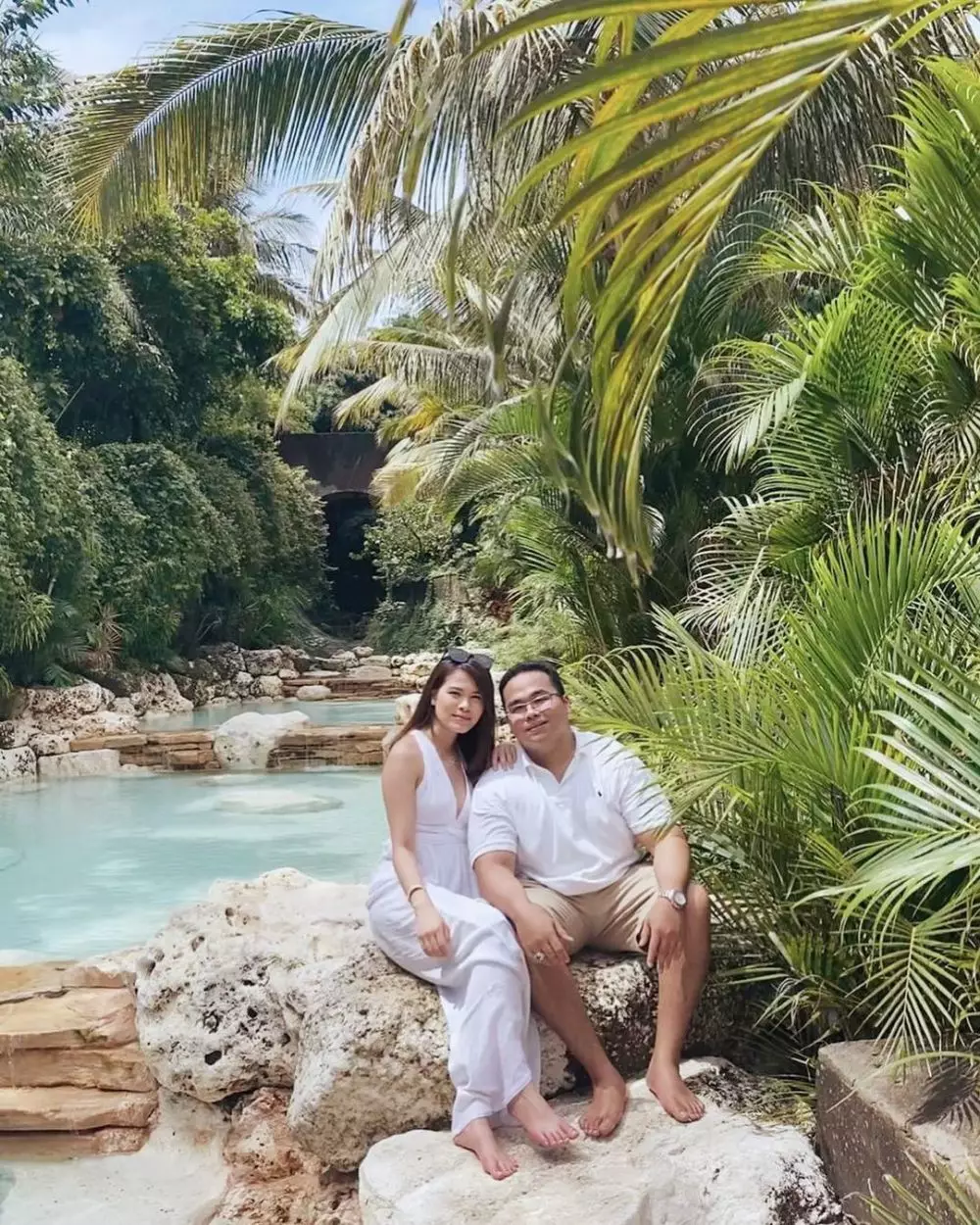 Potret mesra Fritz Hutapea dan pacar  © Instagram