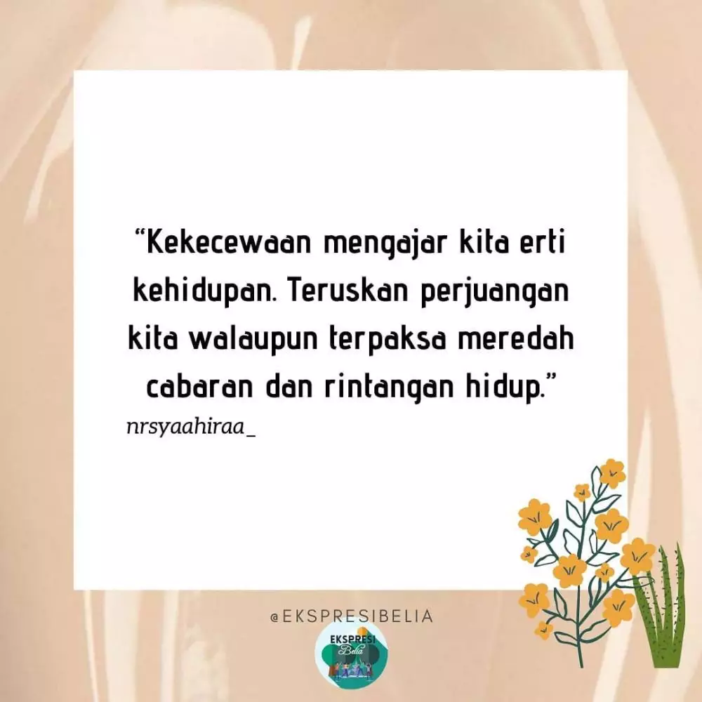 kata bagus penyemangat hidup © 2020 brilio.net/ Instagram