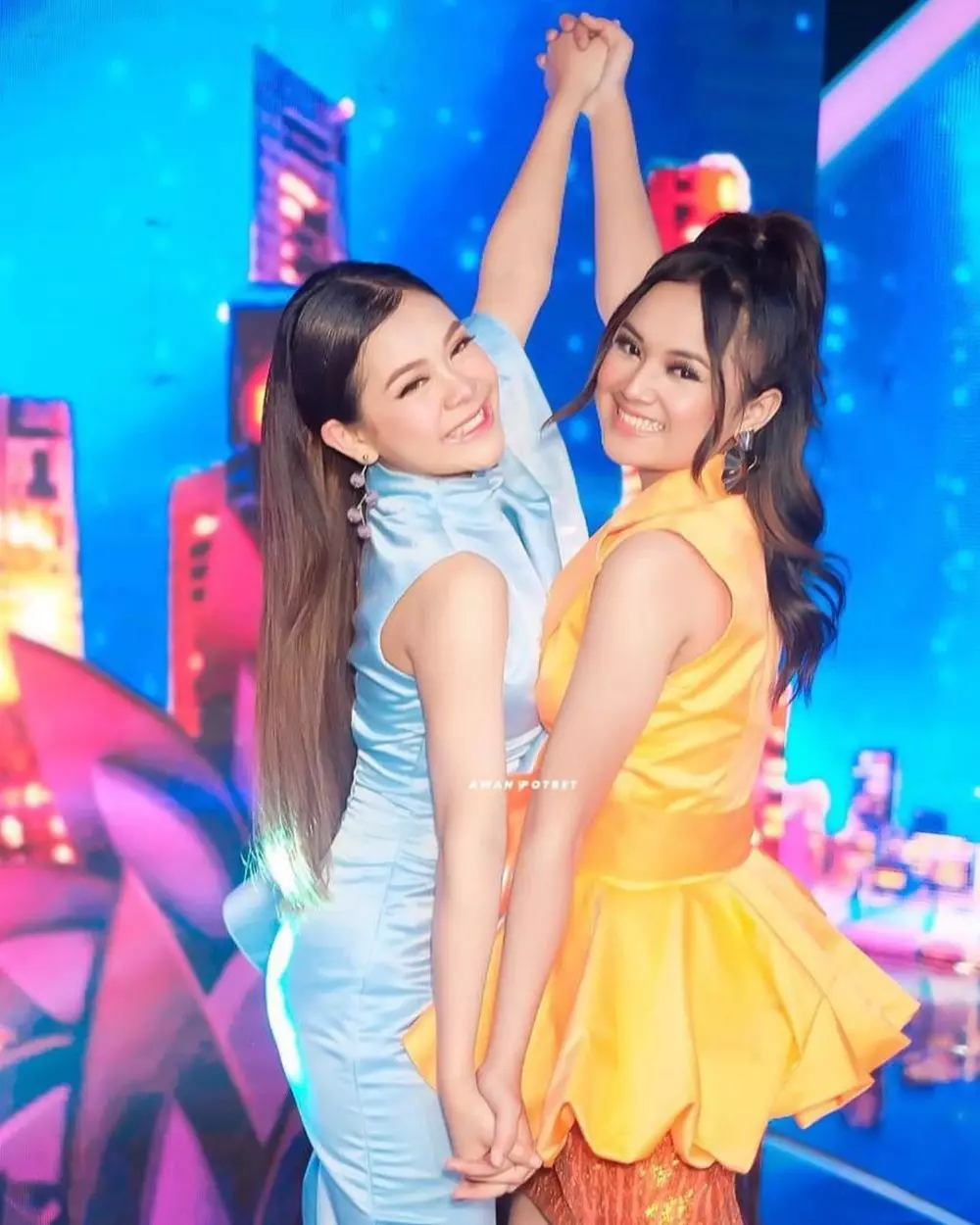 Persahabatan Meli dan Nia LIDA © Instagram