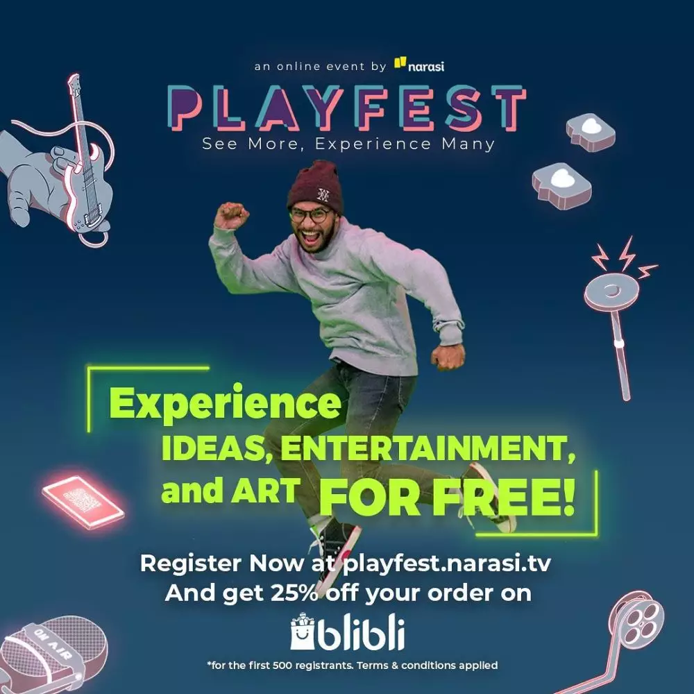 Keseruan playfest 2020 © 2020 brilio.net