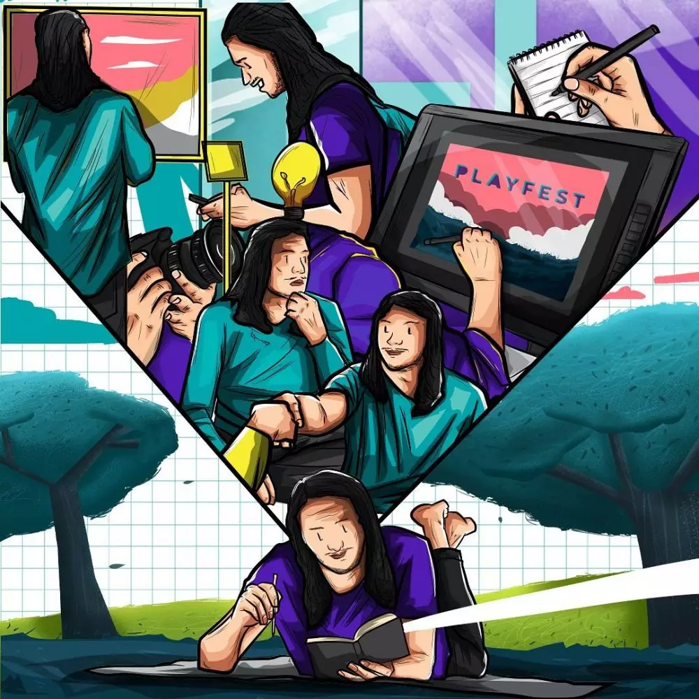 Keseruan playfest 2020 © 2020 brilio.net