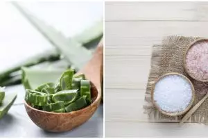 Cara membuat masker lidah buaya dan garam di rumah, mudah dan aman