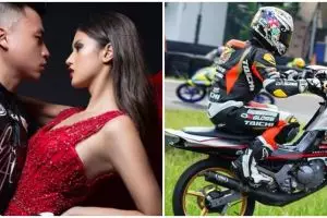 10 Potret Eric Saputra, suami Atries Angel saat menjadi pembalap