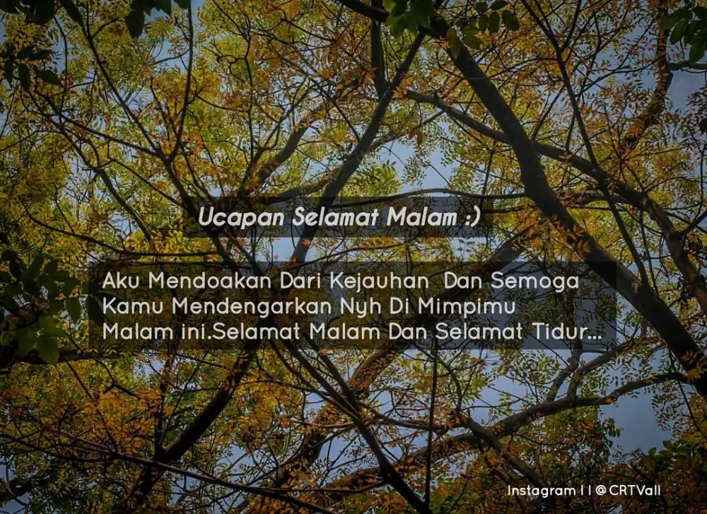 selamat malam dunia medsos ©Instagram selamat malam dunia medsos ©Instagram