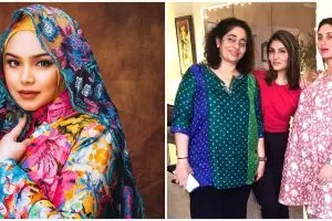 Hamil di usia 40-an, pesona 7 seleb pamer baby bump ini curi perhatian