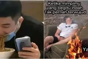 10 Potret tampang menyerah ini bikin ngelus dada sambil nahan tawa