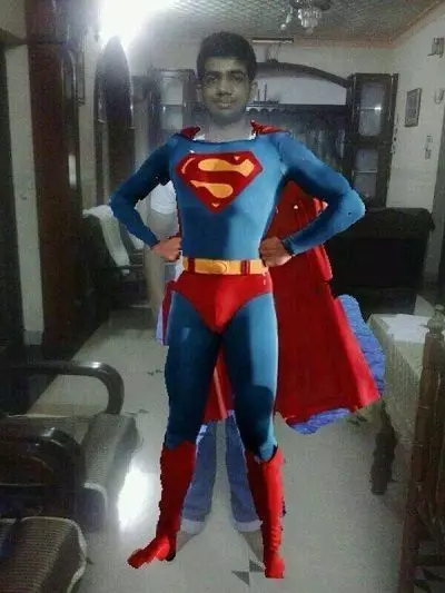 warga vrindavan jadi super hero Instagram