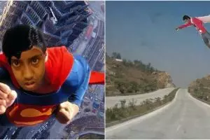 10 Editan warga Vrindavan ingin jadi super hero, absurdnya kocak